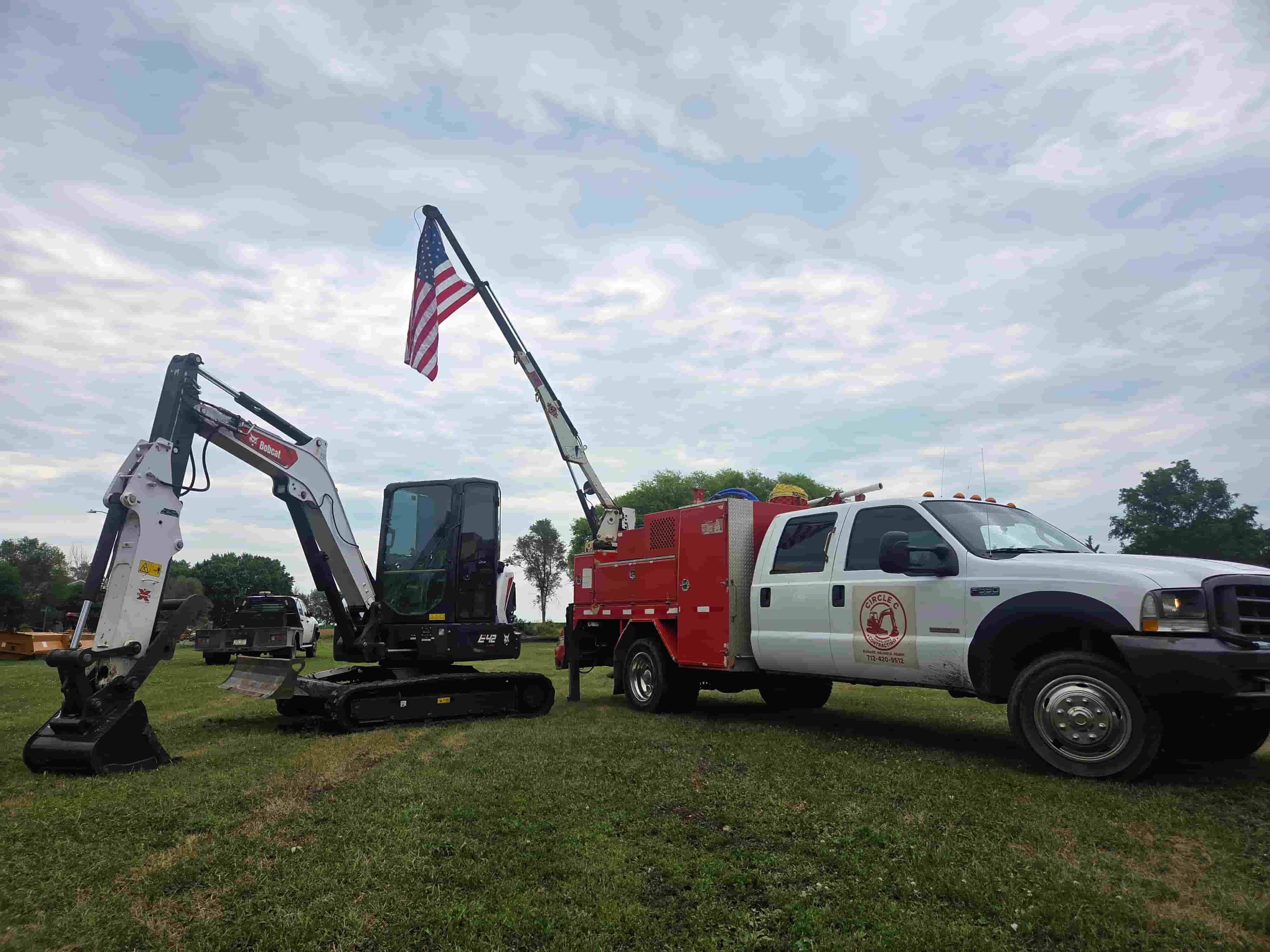 Load-out and site grading